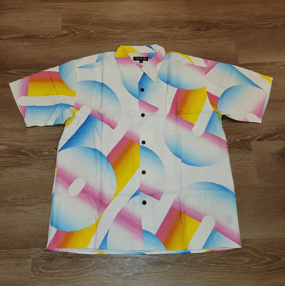 Stadium Goods Paraiso Camp Shirt "Erin D. Garcia" Men's Casual Button Down Shirt